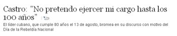 Sólo le quedan 20 años para dimitir