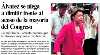 Magdalena, víctima de la violencia parlamentaria
