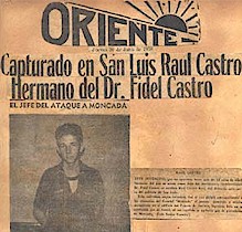 Raúl Castro en 1953