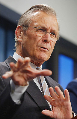 Al mago Rumsfeld ya no le quedan más trucos