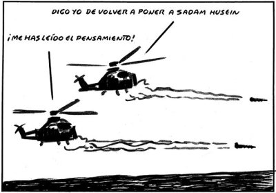 Qué fácil era antes cuando sólo tenían que sacudir a Sadam